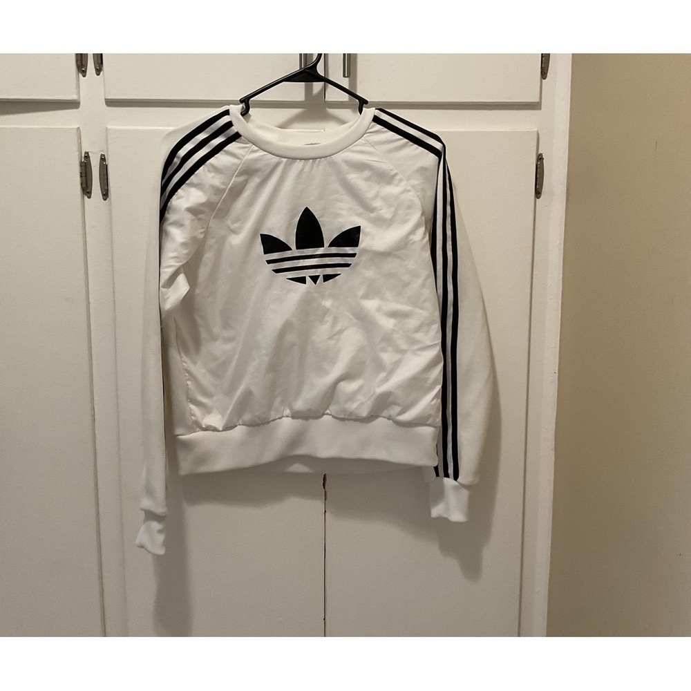 Adidas white  and black stripes